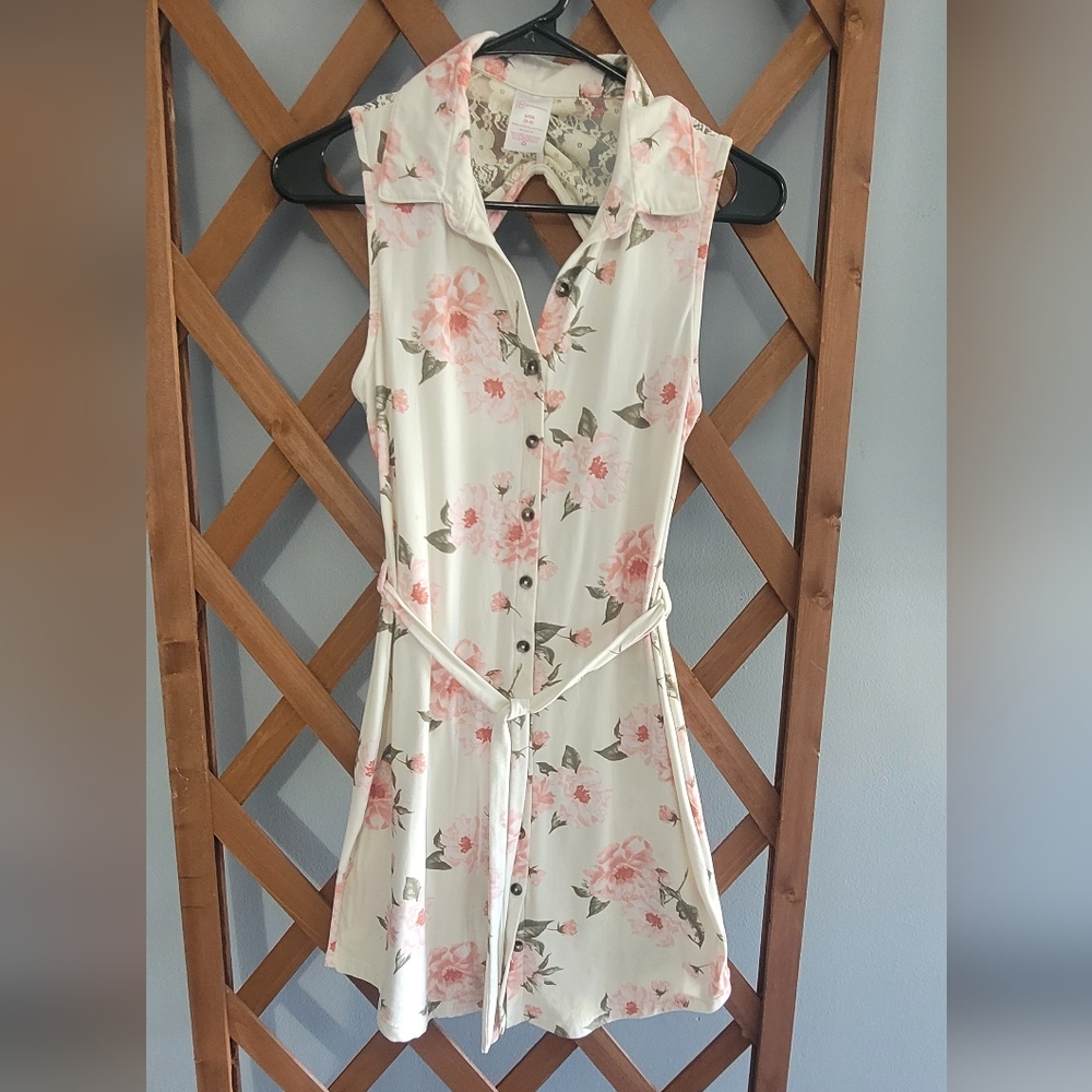 Floral Botton Down Dress